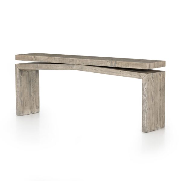 Console Table Weathered Wheat