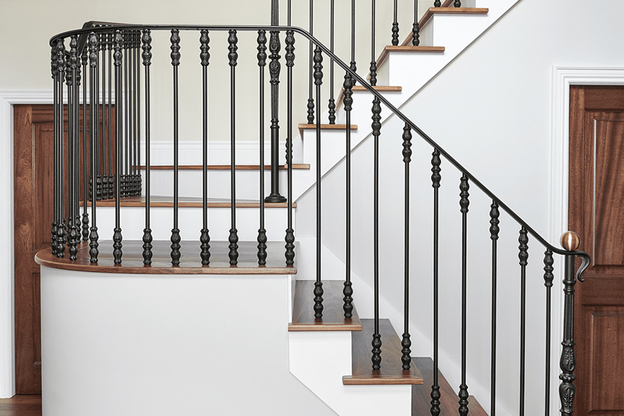 Interior Design and Project Management - Chateau In The Woods - Custom Staircase - Preview