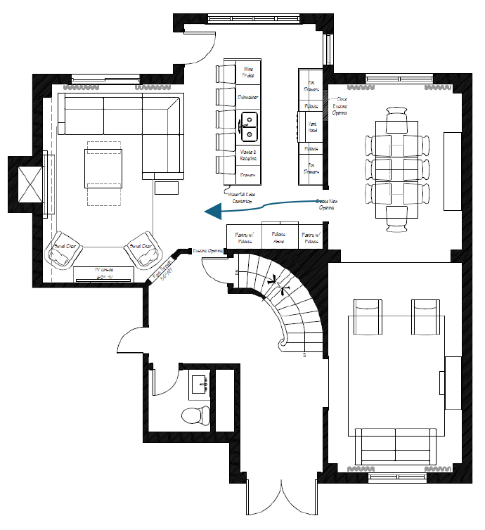 Cozy Cottage project - blueprints 3 | Endless Ideas Interiors