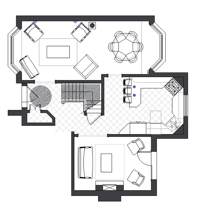 Perfectly Polished project - blueprints 1 | Endless Ideas Interiors
