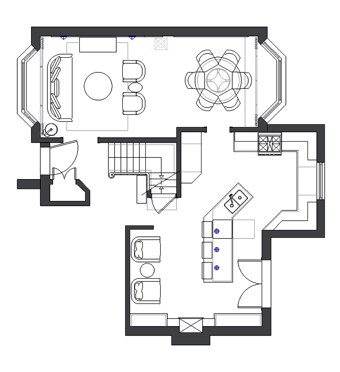 Perfectly Polished project - blueprints 2 | Endless Ideas Interiors
