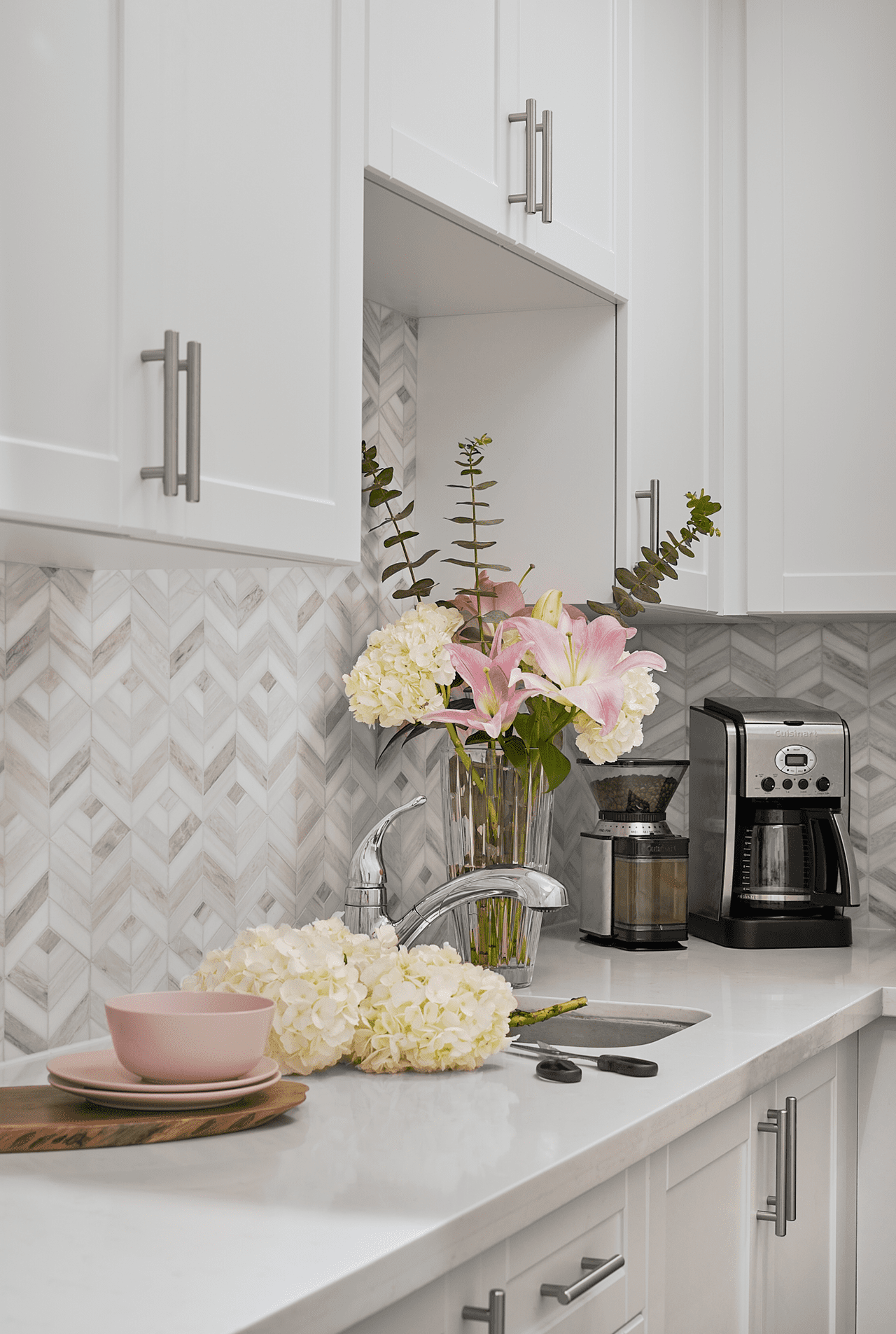 Pretty In Blush - Kitchen and Dining Room Interior Design 3