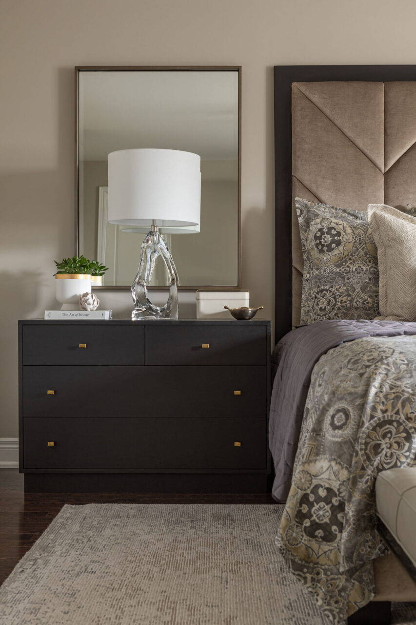 Refined Serenity 2 | Bedroom Design Project | Interior Design Whitby | Endless Ideas Inc.