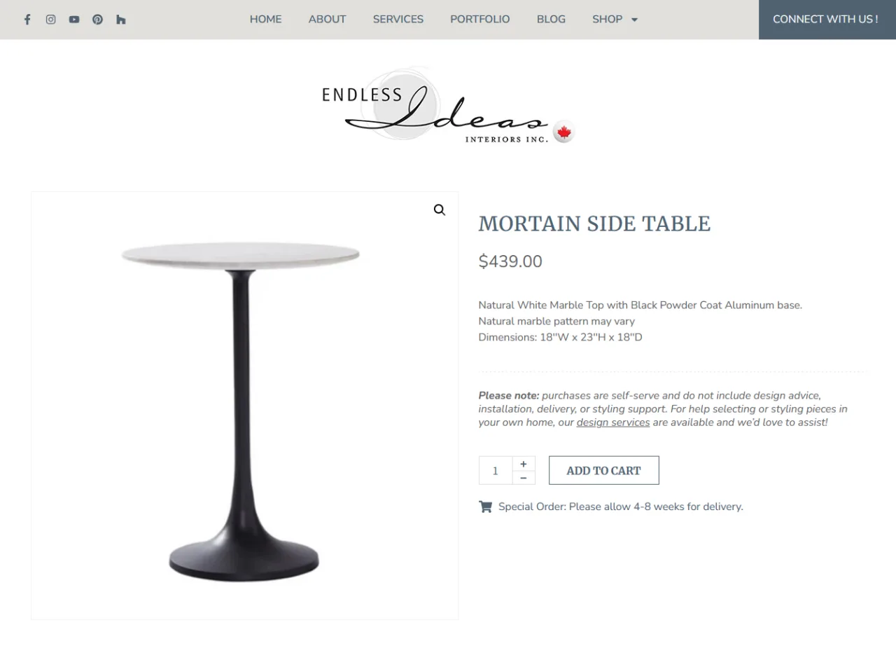 Mortain Side Table | Preview