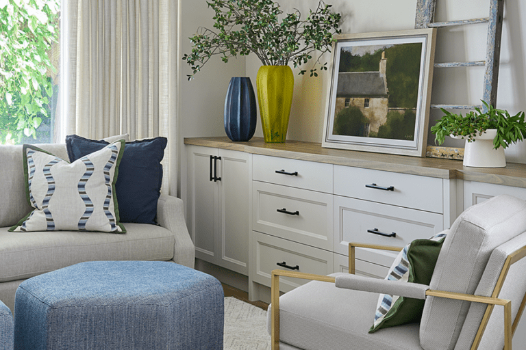 Touch of Teal - Interior Designers Durham - Endless Ideas Inc.